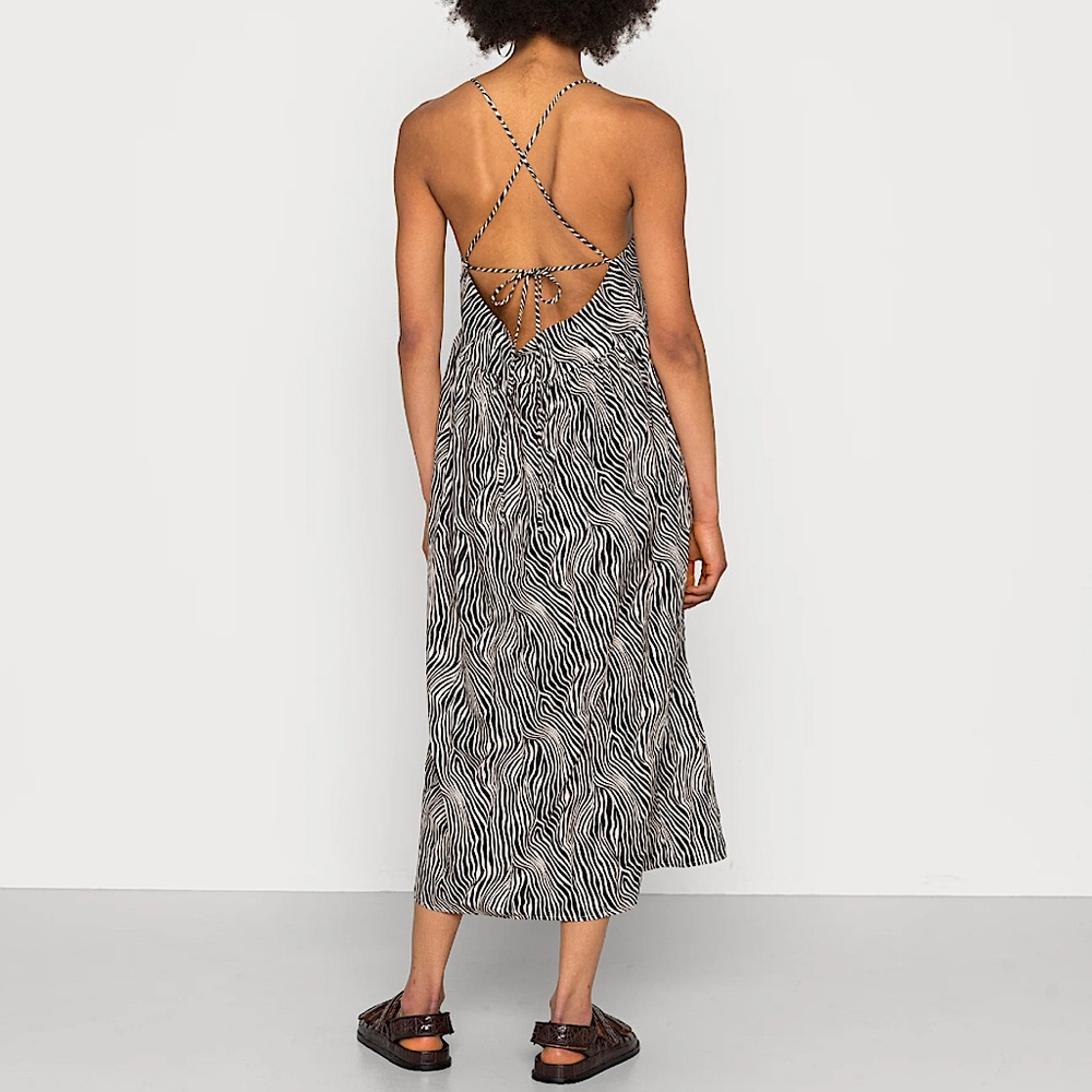 NWOT Levi’s Amalijia Zebra Print Midi Dress - Picture 4 of 16